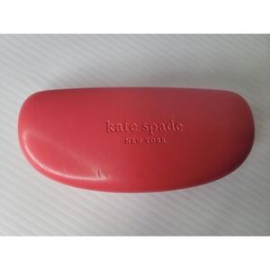 Kate Spade New York Coral Color Hard Shell Glasses Case